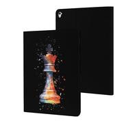Chess Playing Piece The King Cute Tablet Case Unisex Slim Hard Protective Cover Compatible with iPad 9th/ 8th/ 7th