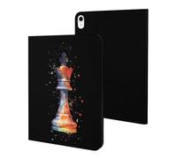 Chess Playing Piece The King Cute Tablet Case Unisex Slim Hard Protective Cover Compatible with iPad 9th/ 8th/ 7th