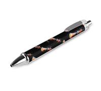 Chess Playing Piece The King Fashion Retractable Ballpointpen 0.5 Fine Writing Pens Black Ink Click Pen Office Supplies 1 PCS