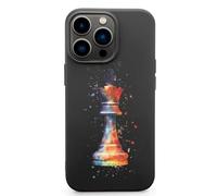 Chess Playing Piece The King Printed Phone Case Unisex Cute Trendy Cellphone Protective Cover Compatible with iPhone 13/13 Pro/13 Pro Max/13 Mini