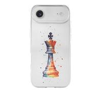 Chess Playing Piece The King Printed Phone Case Unisex Cute Trendy Cellphone Protective Cover Compatible with iPhone 17/17 Pro/17 Pro Max/17 Air