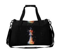 Chess Playing Piece The King Trendy Duffle Bag for Travel Large Capacity Lightweight Carry on Halfday Weekender Bags