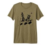 Chess Queen and King Strategy Game Premium T-Shirt
