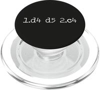 Chess Queen's Gambit 1.d4 d5 2.c4 PopSockets PopGrip for MagSafe