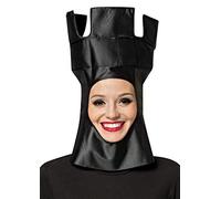 Chess Rook Costume Mask Adult One Size