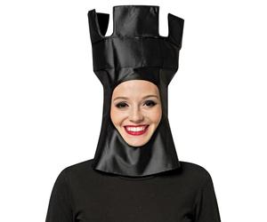 Chess Rook Costume Mask Adult One Size