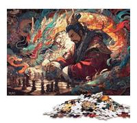 Chess Royale 500 Pieces Wooden Jigsaw Puzzles for Adults Fun Toy Intellectual Game Home Decoration Stress Relief Education Game Relaxation And Intelligence 500pcs (52x38cm)