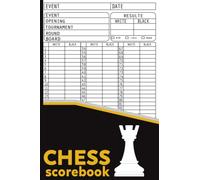 Chess Scorebook: Chess Scorebook, Chess Score Notebook 100 Games, chess score sheet for tournament players with notation guide and move, chess log and ... chess score book, chess score, chess