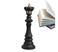 Chess Sculpture Display - Resin Queen Figurine, Royal Decor | Modern Art Jewellery, Decorative Play Statue for Bookshelf, Coat Console, Artistic Tabletop Styling, Living Room Collector