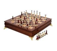 chess set Luxury Chess Set High-End Solid Wood Drawer Chess Table Classic Decorative International Chess Board chess board