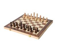 chess set Magnetic Chess Board Set for Adults & Kids Wooden Folding Chess Portable with Pieces Storage Slots travel board(39.5 * 19.7cm)