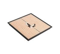 chess set Magnetic Go Chess Set Gomoku Game Portable with Single Convex Plastic Stones Classic Chinese Strategy for Adult chess board(25 * 25 * 2cm)