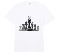 Chess Set with Historical Figures Comfort Colors Adult Heavyweight T-Shirt