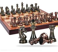 Chess Sets and Boards International Set Teaching Competition Oversized Chessman Luxurious Premium Gift Box Solid Wood Board