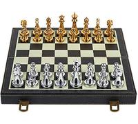 Chess Sets and Boards Portable Artificial Leather Chessboard Folding Board Game International Set for Party Family Activities 28.5