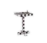 Chess Side Table Black/ White