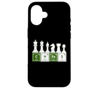 Chess Spelled With Periodic Table Elements Funny Science Case for iPhone 16