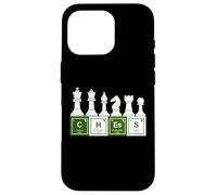 Chess Spelled With Periodic Table Elements Funny Science Case for iPhone 16 Pro