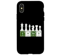 Chess Spelled With Periodic Table Elements Funny Science Case for iPhone X/XS