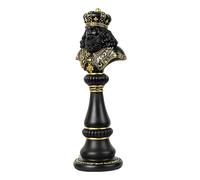 Chess Statue Decor Piece - Large Resin Chess's Sculpture, Kings Queens War Horse Figurines, Creative Game Ornaments | Home Office Study Table Decorations for Christmas Birthday