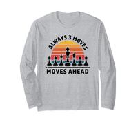 Chess Strategy Always Three Moves Ahead Tee for Men Women Long Sleeve T-Shirt