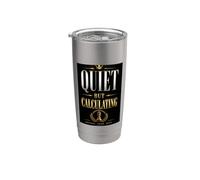 Chess Strategy Mindset, Luxury Motivational, Minimalist Stainless Steel Insulated Tumbler