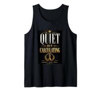Chess Strategy Mindset, Luxury Motivational, Minimalist Tank Top