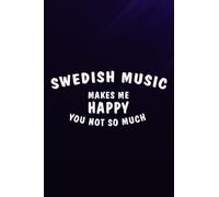 Chess Tactic Journal - Storecastle Swedish Music Makes Me Happy Funny Gift Graphic: Swedish Music, Notebook to Improve and Analyze Strategy and ... 6″ x 9″, 110 Pages "Chess Score Books &