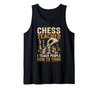 Chess Teacher I Teach People How to Think Tank Top