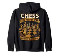 Chess The Art Of War Without Bloodshed Zip Hoodie