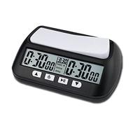 Chess Timer, Multifunction Digital Clock with Audible Alarm Function for Chinese and International Chess Board Games, English Version