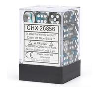 Chessex 26856 Blue Plastic Hexahedron Number Dice Accessories