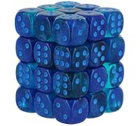Chessex Luminary Dice Set 36 12mm Dice Blue-Blue/Light Blue, (CHX26863)