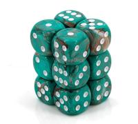 Chessex Marble Oxi-Copper D6 16mm Dice Set