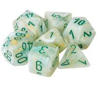 Chessex Says: CHX27409 Marble Nut Set: Green/Dark Green (7) (US IMPORT)