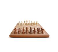 Chessnut Air + Electronic Chess Set, A magnificently Full Wooden Wooden Chess Board with Extra Queens,LEDs, AI Adaptive Electronic Chess Set Game and App with Computer Chess Board