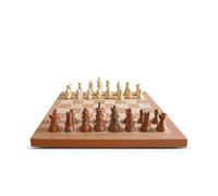 Chessnut Air + Electronic Chess Set, A magnificently Full Wooden Wooden Chess Board with Extra Queens,LEDs, AI Adaptive Electronic Chess Set Game and App with Computer Chess Board