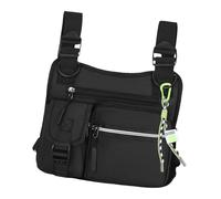Chest - 11.8x7.9in Ballistic Polyester Midnight, Ergonomic Load Bearing Harness, Anatomical Three Dimensional Silhouette, Storage Compartment | Modular Gear System With Adjust