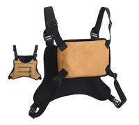 Chest Backpack for Men, Waterproof Oxford Fabric Phone Case - Lightweight Running Backpack - for Men Motorcycle Outdoor Sports Phone Training Hiking Cycling, khaki, Consulte la descripción, See