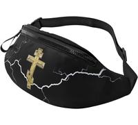 Chest Bag Christianty Orthodox Russian Cross, Waist Bag Fashion Travel Pack Premium Waistpacks for Dog Walking Climbing Women