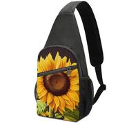 Chest Bag Fanny Pack Beautiful Sunflower1 Printed Cross Body Bag Waist Packs Sling Bag for Women Men