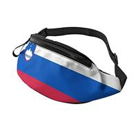Chest Bag Flag of Slovenia, Cycling Waist Bag Elegant Waist Bag Fashion Waist Pack for Teens Outdoor Fitness