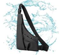 Chest Bag for Men and Women, Chest Fanny Pack,Wear-Resistant Waterproof Chest Bag | Safe Running Fanny Packs Adjustable Shoulder Straps Convenient Waist Pack for, Black, Consulte la descripción, See
