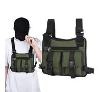 Chest Bag for Men - Lightweight Adjustable Running Vest,Luggage & Travel Gear for Fitness Biking Camping Mountain Walking Cycling Fishing Sports Everyday Carry