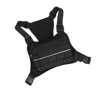 Chest Bag for Small Items, Adjustable Strap Front Carry Pack with Zipper Access and Polyester Body for Trips Front Carry Pack Chest Rig Bag Small Crossbody Pouch Utility Travel Outdoor Commute