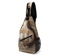 Chest Bag Garlic Cloves Photos Sling Bag for Men Crossbody Bag Fanny Packs for Women Sling Backpack for Travel, white, 8x4x15 Inches