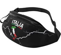 Chest Bag Italian Italy Italia Flag, Waist Pack Lightweight Waist Pack Bag Unisex Waist Bag for Activities Running Outdoors