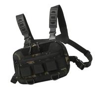 Chest Bag, Oxford Cloth Large Opening Chest Pack with Back Mesh, Multifunctional Vest Bag, Bags Rig for Men and Boys, Ideal for Fishing and Outdoor Activities