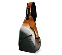 Chest Bag Pattern of Flag Elements Sling Bag for Men Crossbody Bag Fanny Packs for Women Sling Backpack for Travel, white, 8x4x15 Inches