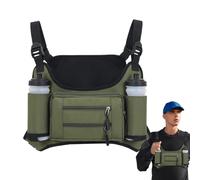 Chest Bag - Running Sports Chest Pack, Multi Pocket Storage Pouch | Adjustable Travel Design, Hiking Climbing Theme, Outdoor Adventure Utility, Lightweight Gear Accessory, Comfortable Daily Carry